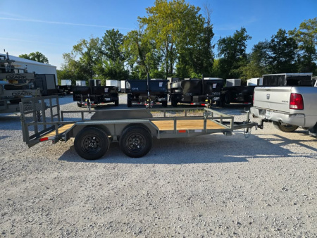 New 2026 Ozark 76x14 TA Utility trailer with 2' dovetail and 34  heavy duty gate Utility Trailer