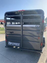 New 2025 CORNPRO SB16 7s Bumper Pull Stock / Stock Combo Trailer