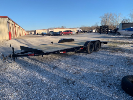 New 2026 W-D Trailers 83x20 TA, 2' dovetail, 35k axles, ECONO SERIES, Car Hauler