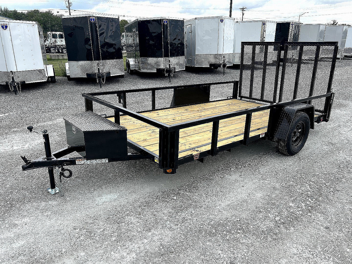 New 2026 Quality Steel and Aluminum 82"x12' Steel Utility Trailer