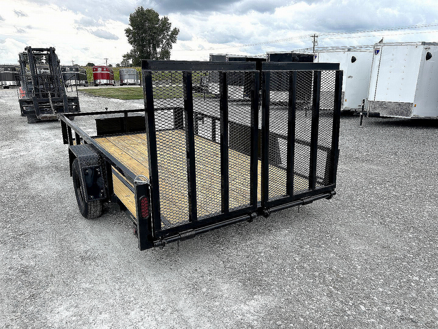 New 2026 Quality Steel and Aluminum 82"x12' Steel Utility Trailer