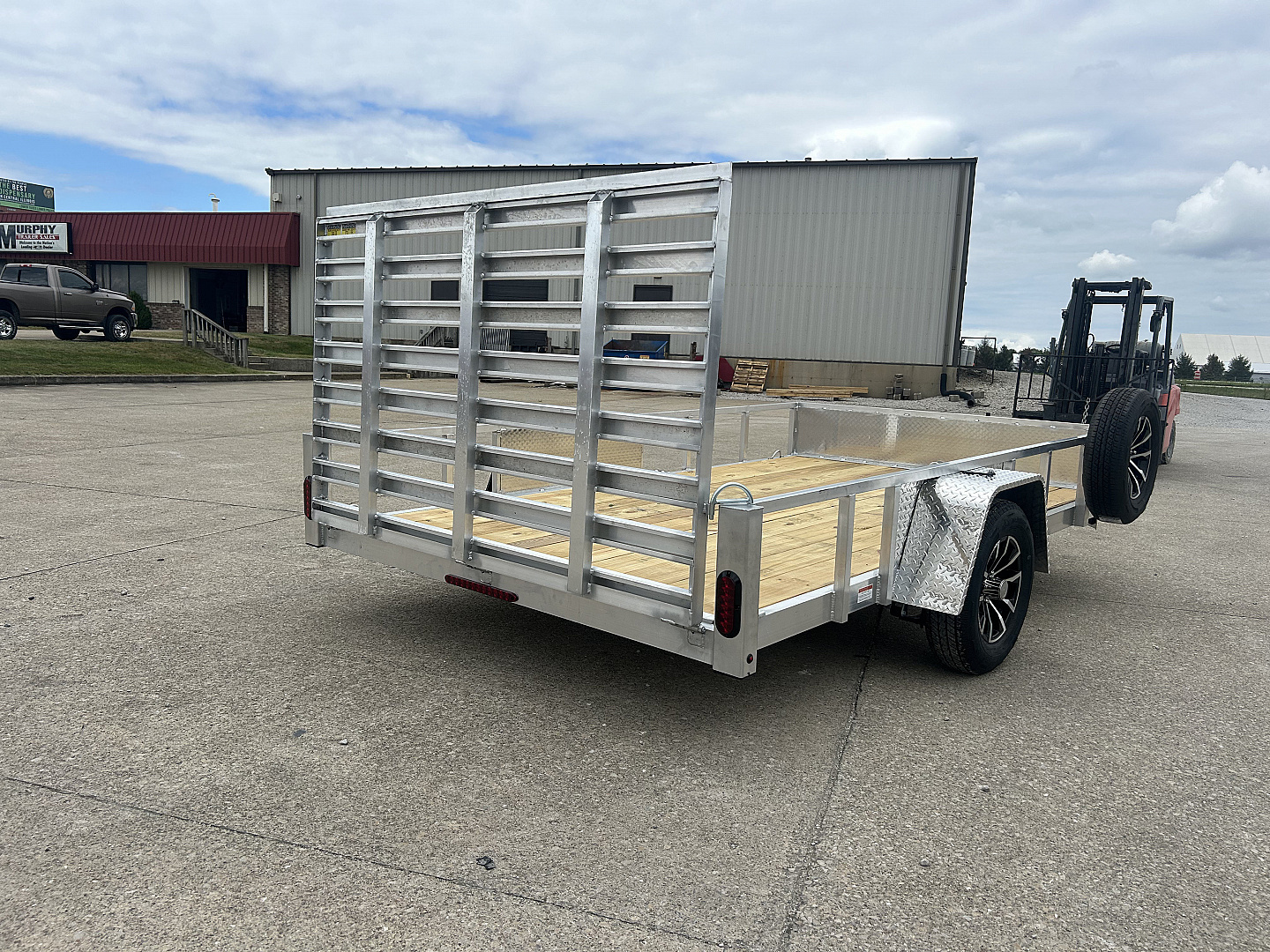 New 2026 QUALITY STEEL AND ALUMINUM 82"x12' Aluminum Utility Trailer