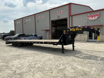 Used 2025 Big Tex 102 x40' GN Flatbed w/ Mega Ramps