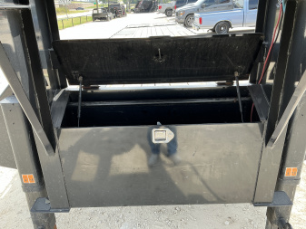 Used 2025 Big Tex 102"x40' GN Flatbed w/ Mega Ramps