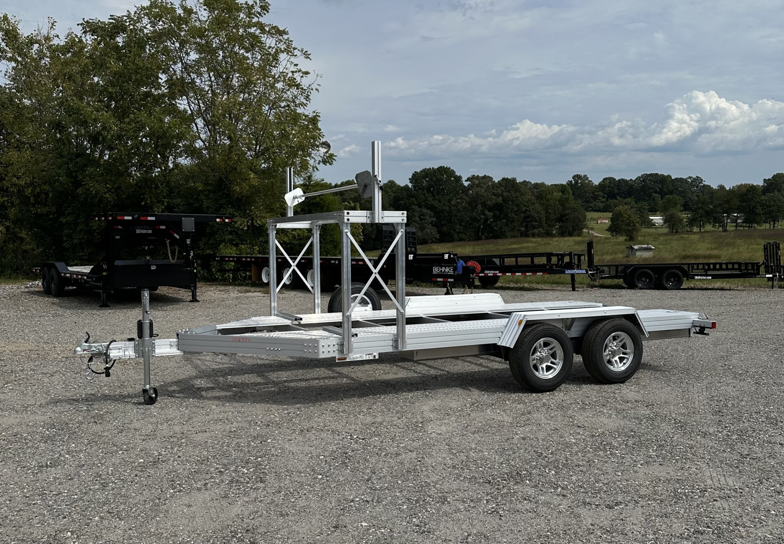New 2025 Trailex CT-8455EB Car Hauler with Tire Rack
