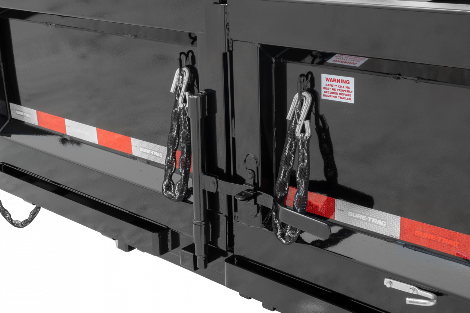 New 2025 Sure-Trac 7X14TA HD Low Profile 14K Telescopic Dump Trailer