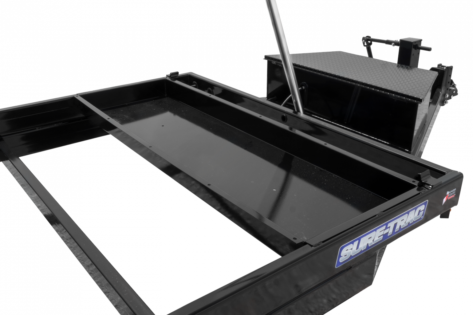 New 2025 Sure-Trac 7X14TA HD Low Profile 14K Telescopic Dump Trailer