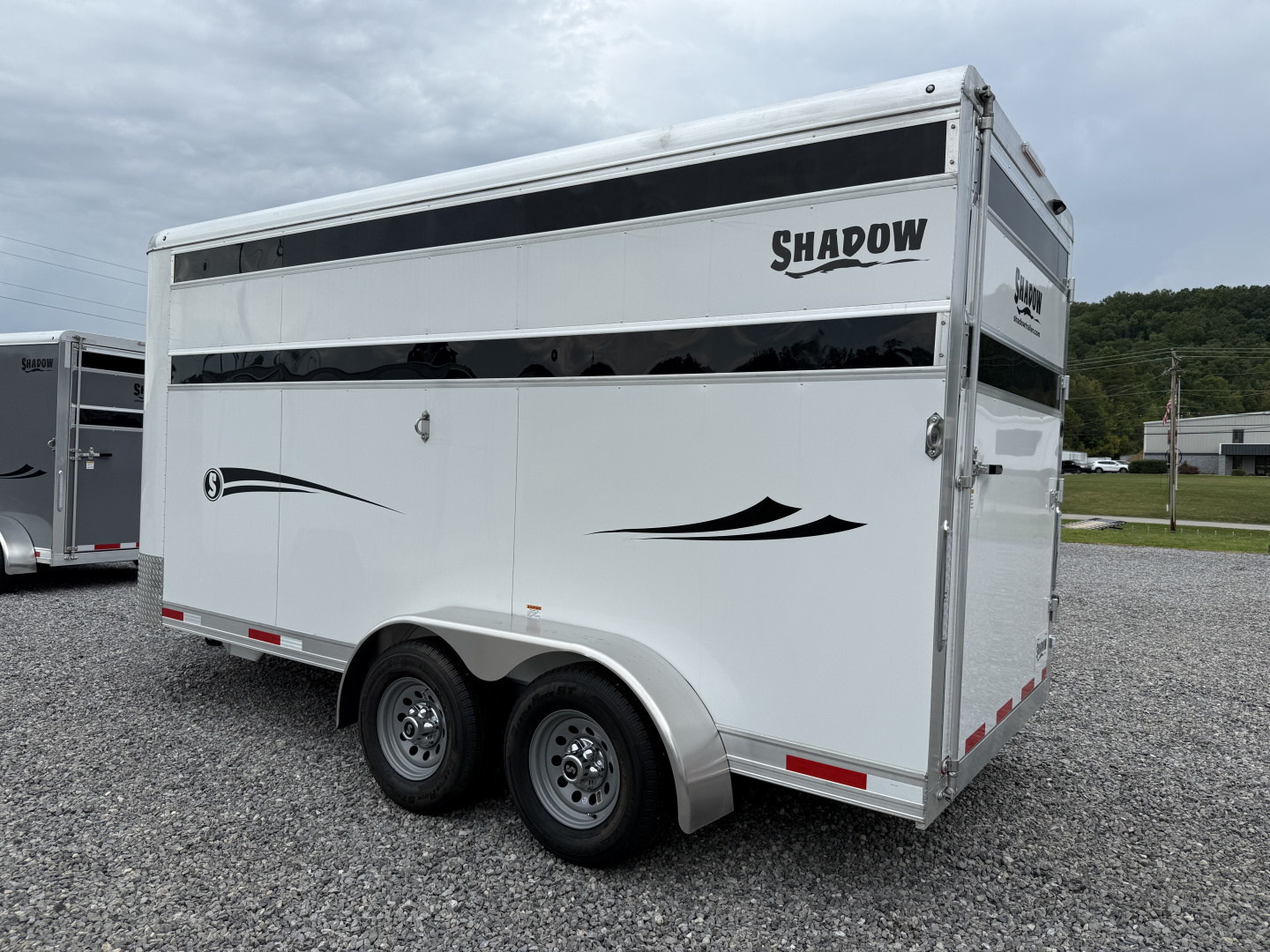 New 2025 Shadow 3 HORSE SLANT STABLEMATE Stock / Stock Combo Trailer
