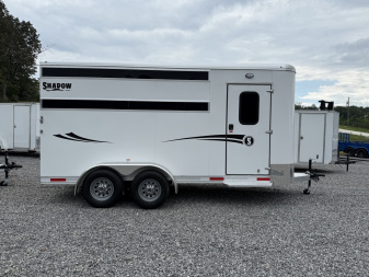 New 2025 Shadow 3 HORSE SLANT STABLEMATE Stock / Stock Combo Trailer