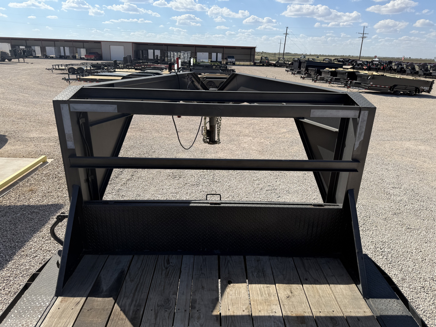 Used 2023 East Texas Trailers 102"x40' GN 3 Axle Equipment Trailer w/ Monster Ramps