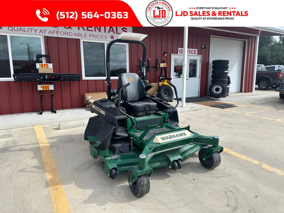 New 2025 Warhawk - COMMANDER PRO 72  KOHLER Lawn Mower