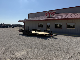 2026 Delco 83"x16' Tandem Axle Utility Trailer - U6