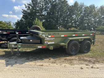 New 2025 BUCKSHOT 5X10 7K DUMP TRAILER 18  WALLS