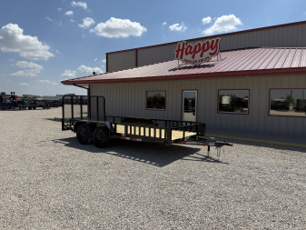 2026 Delco 83"x16' Tandem Axle Utility Trailer - U6