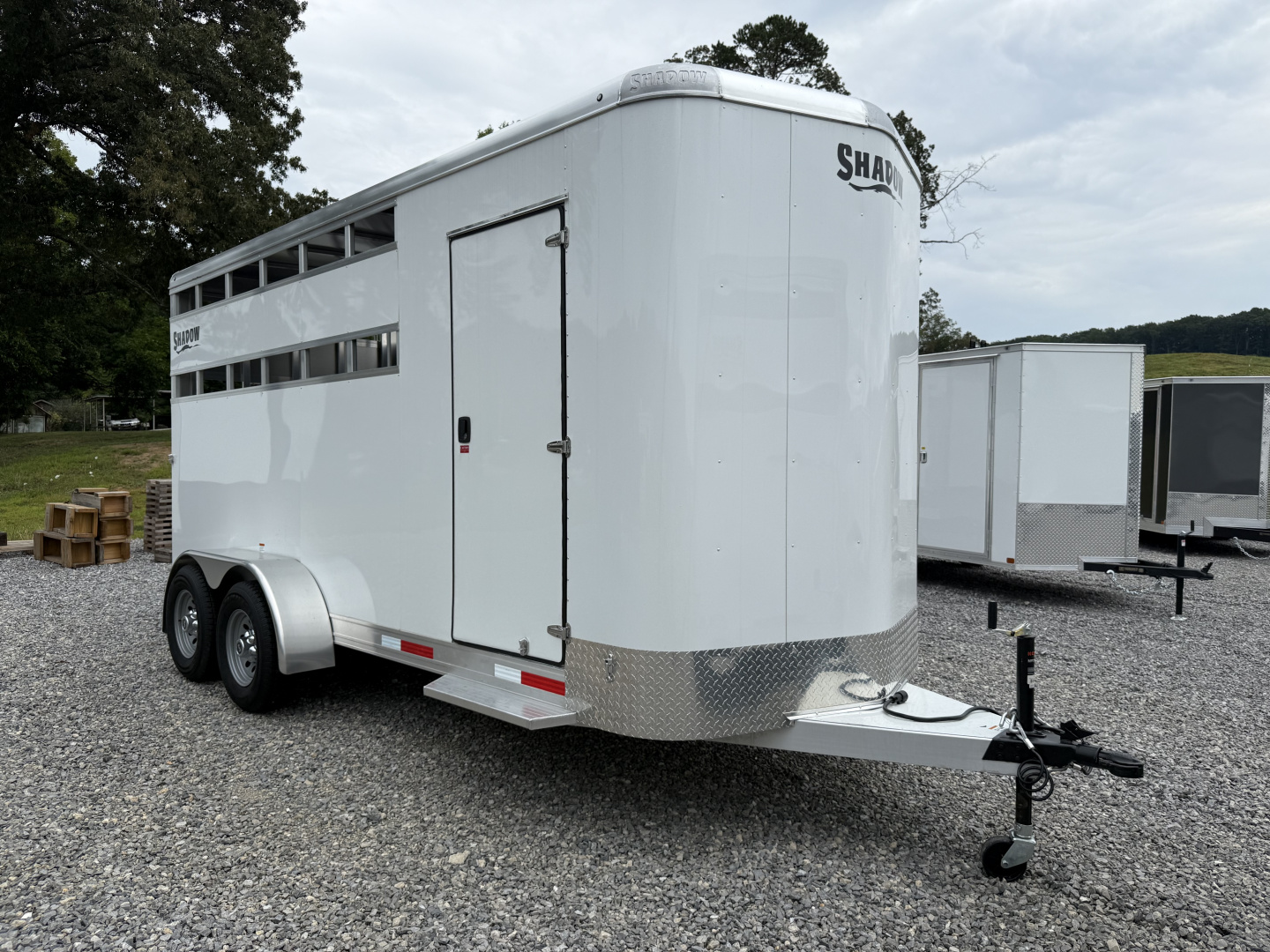 New 2025 Shadow 3 HORSE SLANT (STABLE LIGHT) Stock / Stock Combo Trailer