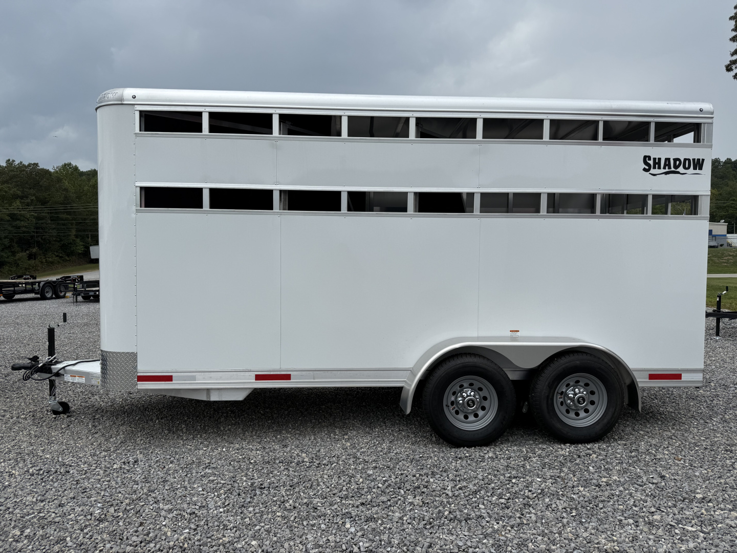 New 2025 Shadow 3 HORSE SLANT (STABLE LIGHT) Stock / Stock Combo Trailer