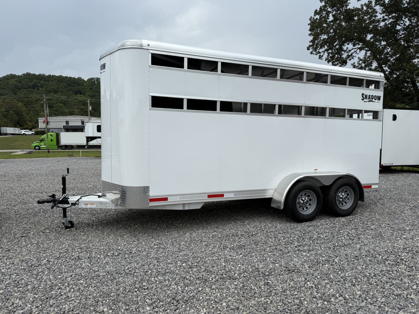 New 2025 Shadow 3 HORSE SLANT (STABLE LIGHT) Stock / Stock Combo Trailer