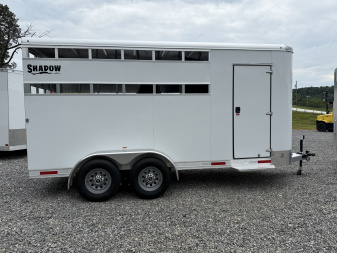 New 2025 Shadow 3 HORSE SLANT (STABLE LIGHT) Stock / Stock Combo Trailer