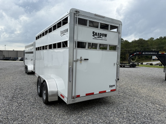 New 2025 Shadow 3 HORSE SLANT (STABLE LIGHT) Stock / Stock Combo Trailer
