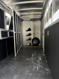 New 2025 Shadow 3 HORSE SLANT (STABLE LIGHT) Stock / Stock Combo Trailer