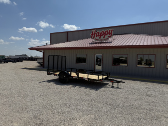 2026 Delco 77"x12' Single Axle Utility Trailer - U2