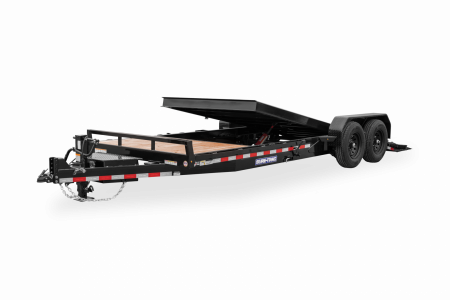 New 2026 Sure-Trac 7X18+4TA 14K PARTIAL TILT Equipment Trailer