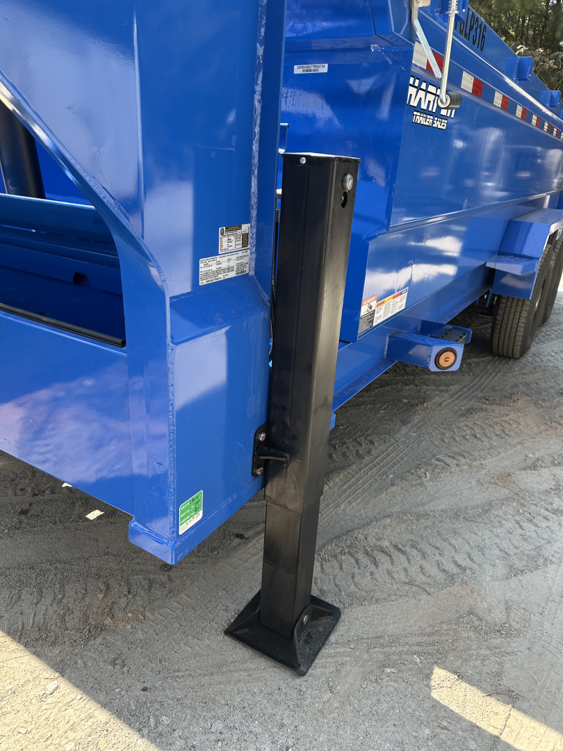 New 2026 BUCKSHOT 7X16 14K GOOSNECK TELESCOPIC DUMP TRAILER 3' WALLS WITH HYDRAULIC JACKS