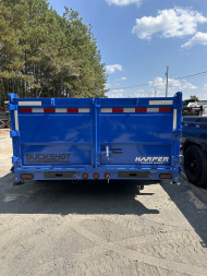 New 2026 BUCKSHOT 7X16 14K GOOSNECK TELESCOPIC DUMP TRAILER 3' WALLS WITH HYDRAULIC JACKS