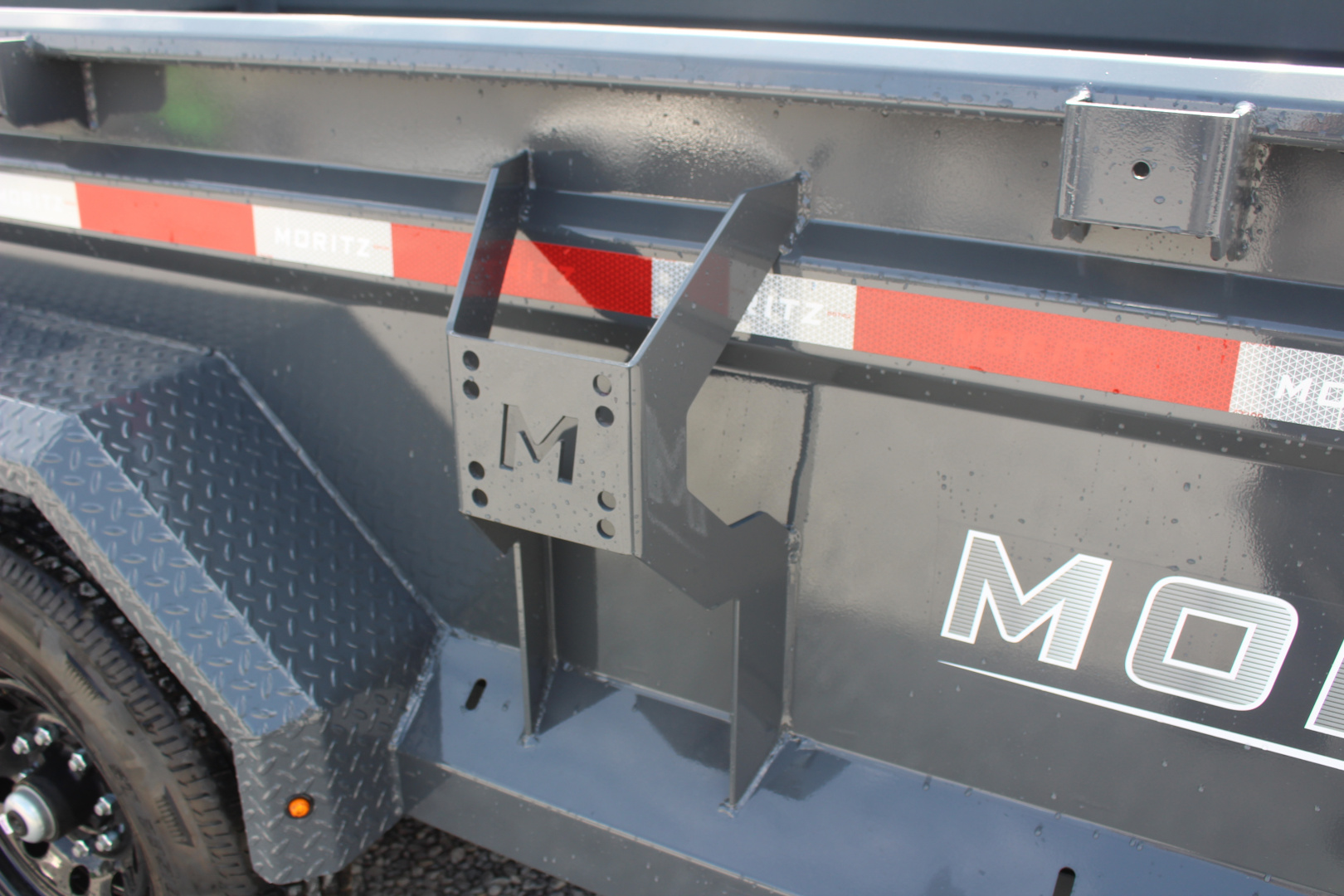 New 2025 Moritz 6' 10" x 12' Heavy Commercial DLH Series Dump Trailer - 14000# GVW