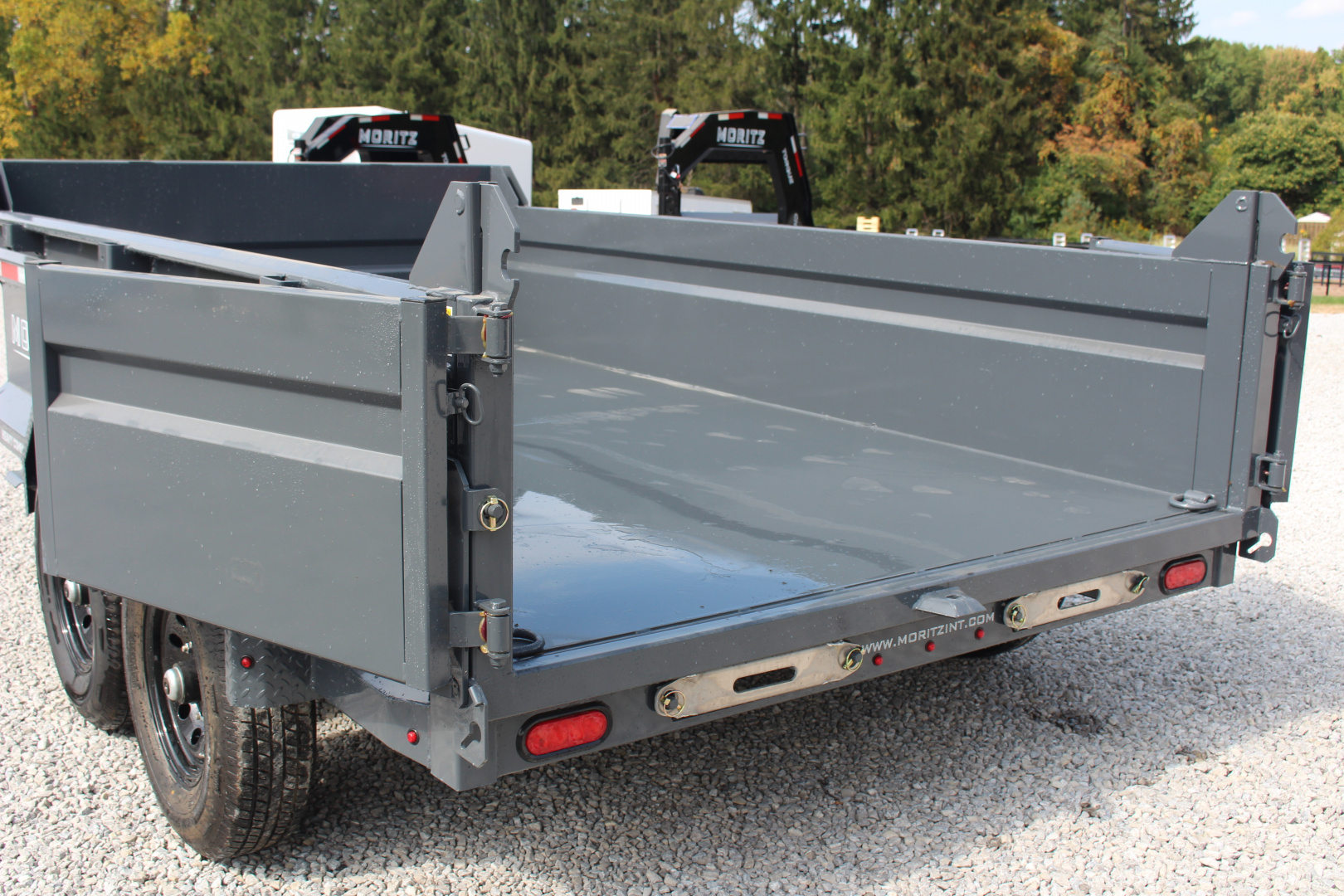 New 2025 Moritz 6' 10" x 12' Heavy Commercial DLH Series Dump Trailer - 14000# GVW