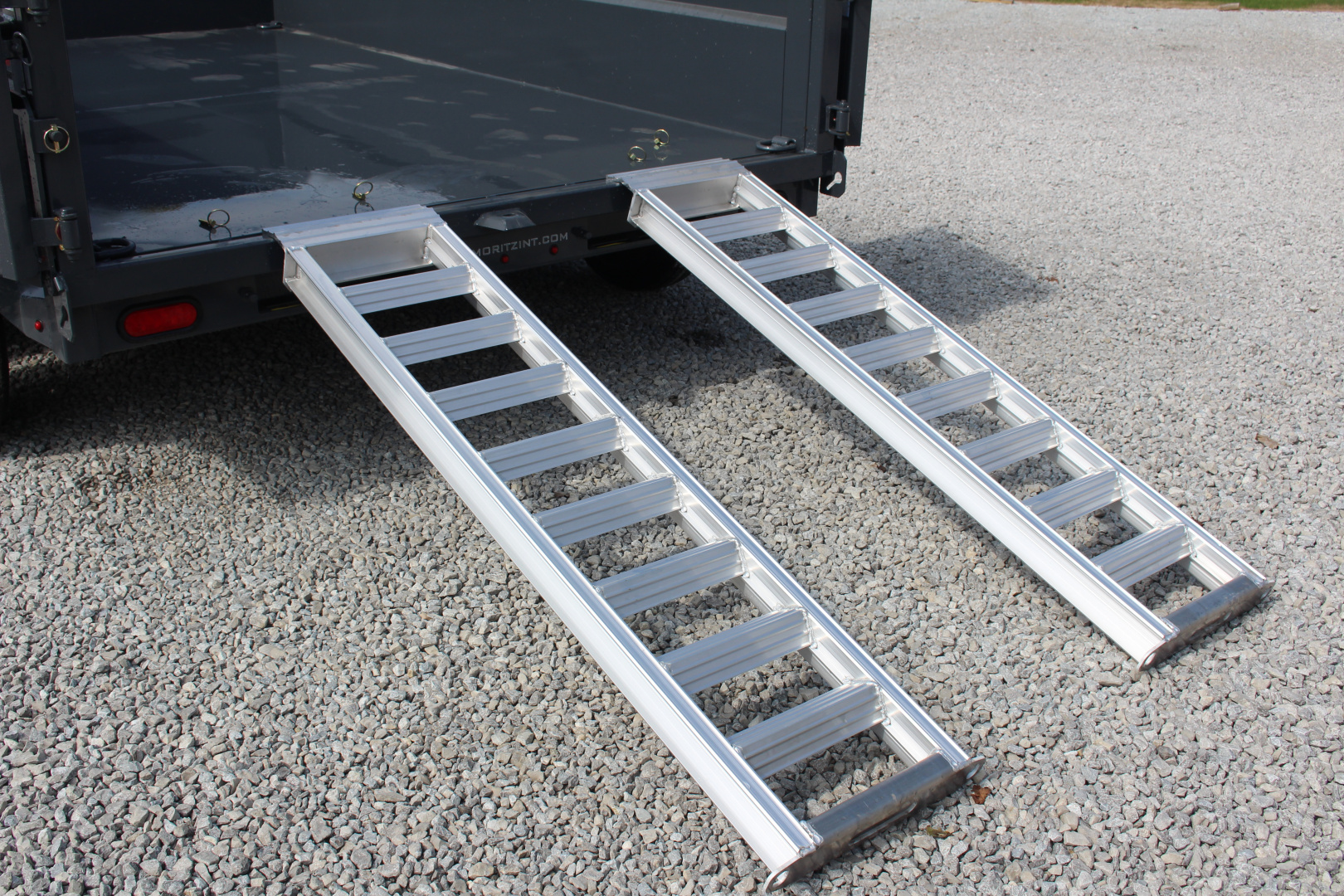 New 2025 Moritz 6' 10" x 12' Heavy Commercial DLH Series Dump Trailer - 14000# GVW