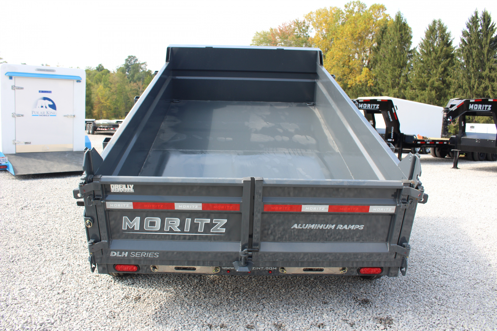 New 2025 Moritz 6' 10" x 12' Heavy Commercial DLH Series Dump Trailer - 14000# GVW