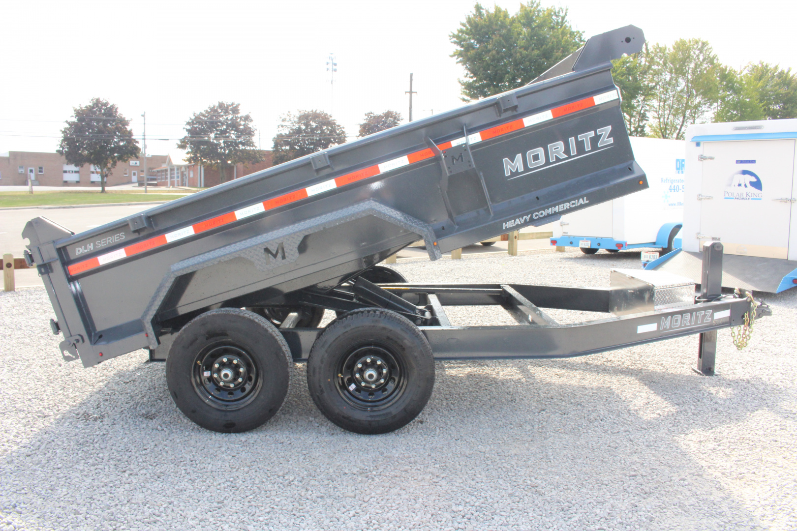 New 2025 Moritz 6' 10" x 12' Heavy Commercial DLH Series Dump Trailer - 14000# GVW
