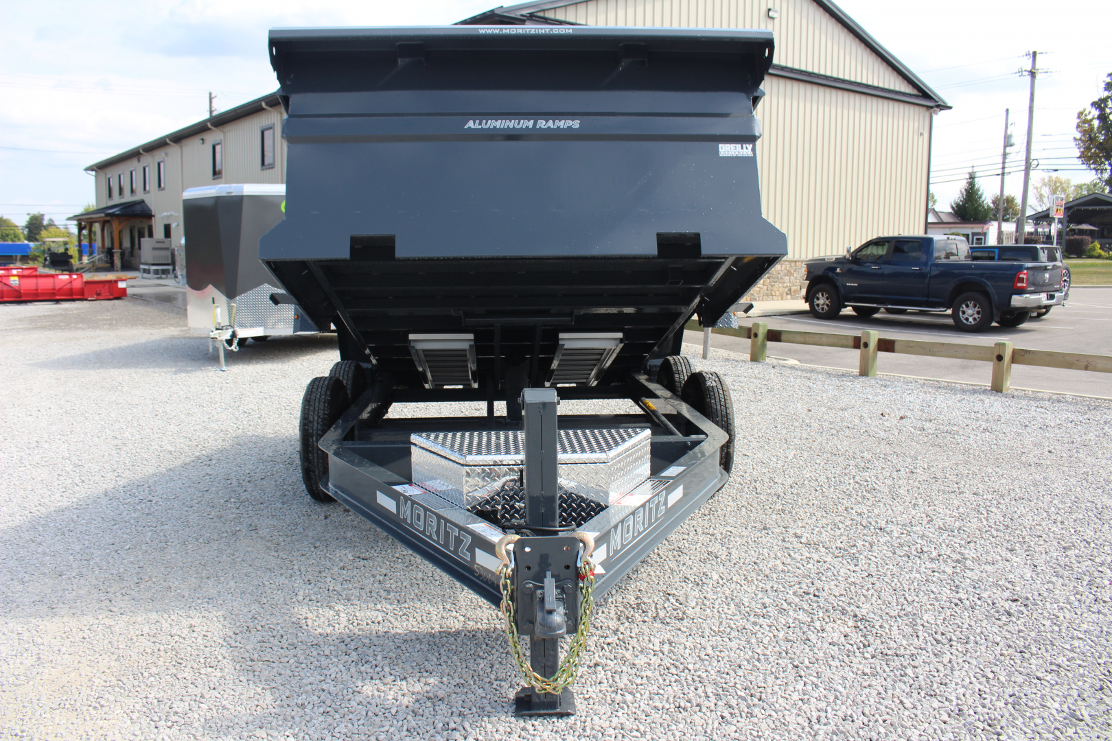 New 2025 Moritz 6' 10" x 12' Heavy Commercial DLH Series Dump Trailer - 14000# GVW