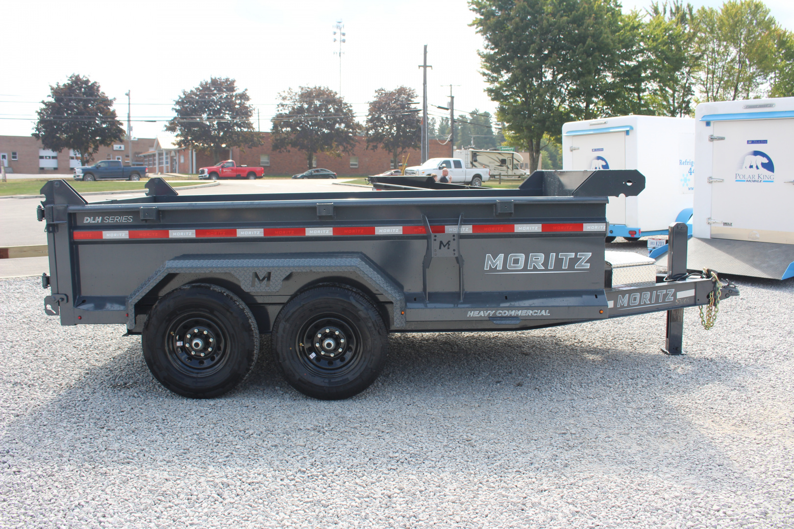 New 2025 Moritz 6' 10" x 12' Heavy Commercial DLH Series Dump Trailer - 14000# GVW
