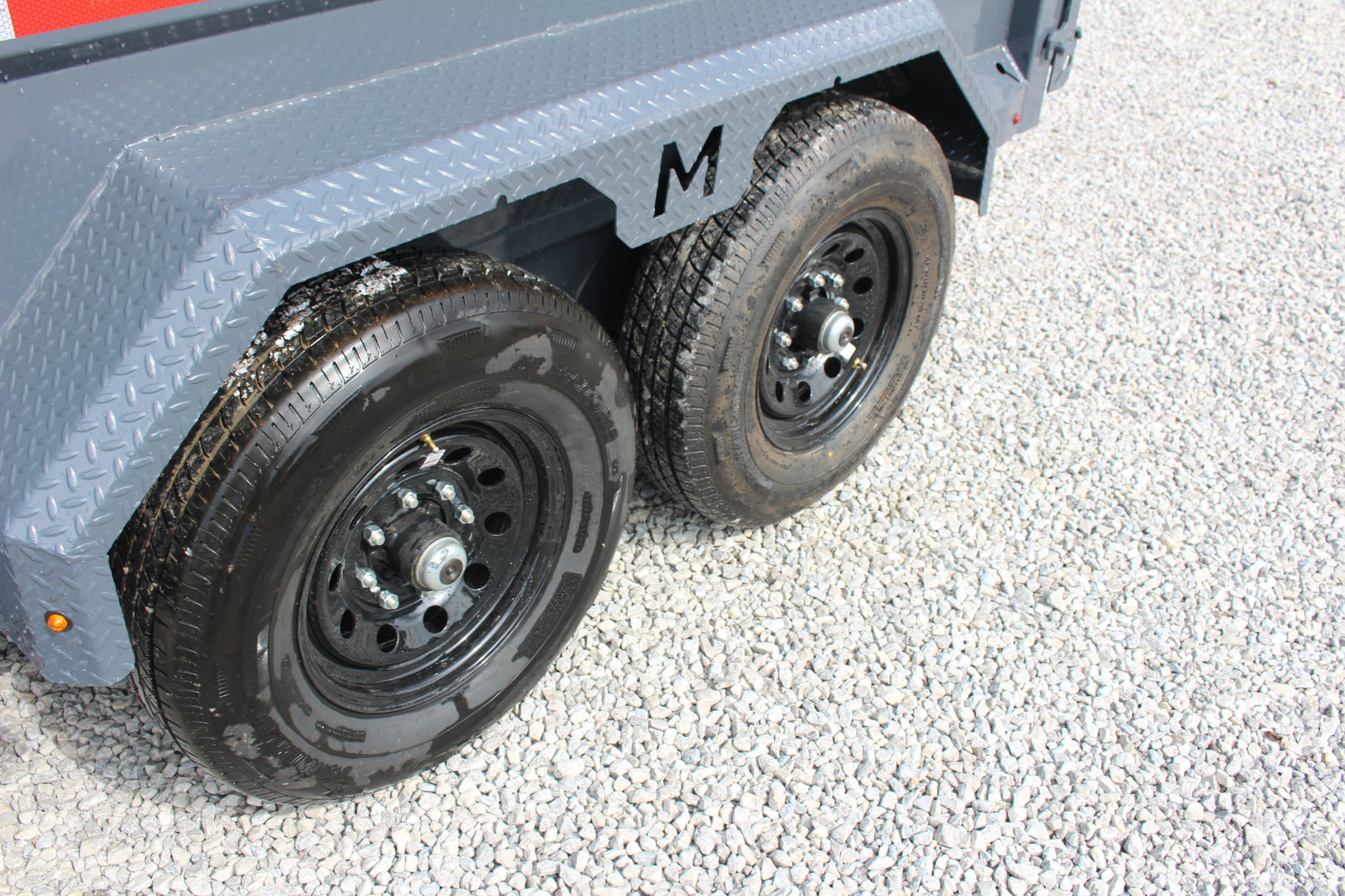 New 2025 Moritz 6' 10" x 12' Heavy Commercial DLH Series Dump Trailer - 14000# GVW