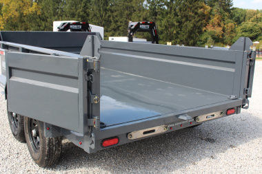New 2025 Moritz 6' 10" x 12' Heavy Commercial DLH Series Dump Trailer - 14000# GVW