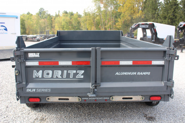 New 2025 Moritz 6' 10" x 12' Heavy Commercial DLH Series Dump Trailer - 14000# GVW