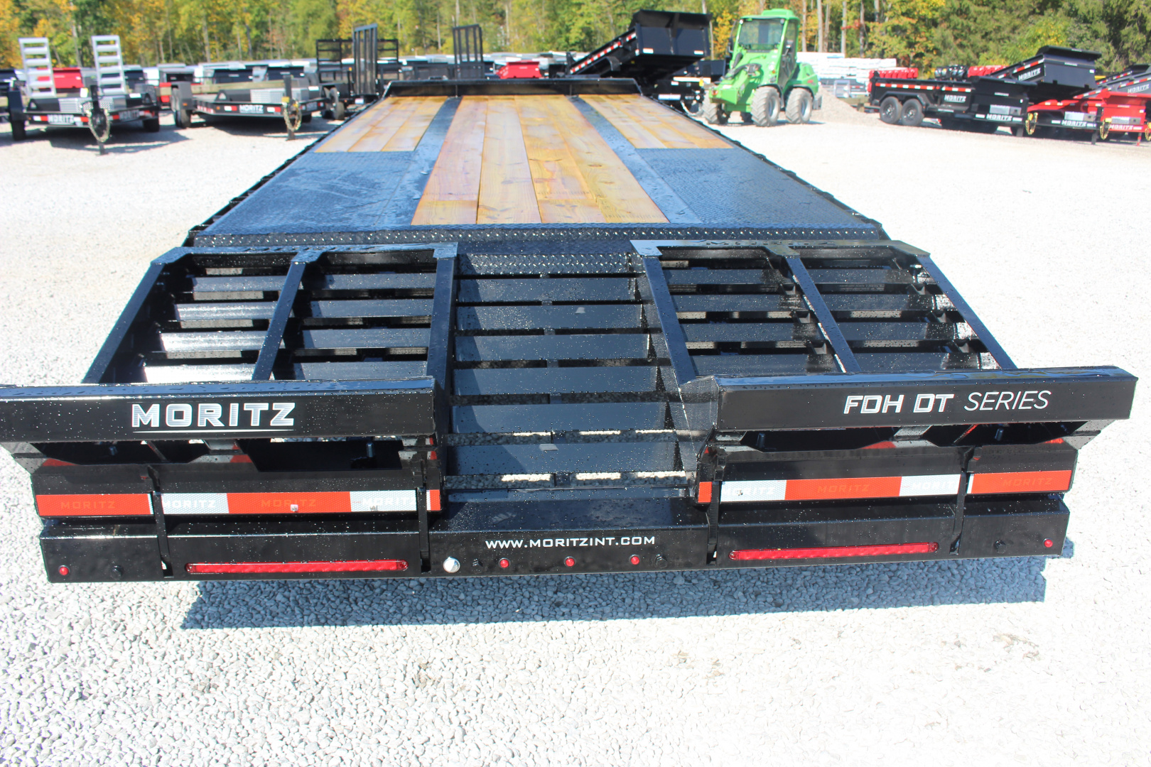 New 2026 Moritz FDPH DT 22' + 5' - Pintle Ring Deckover Equipment Trailer - 40000# GVW