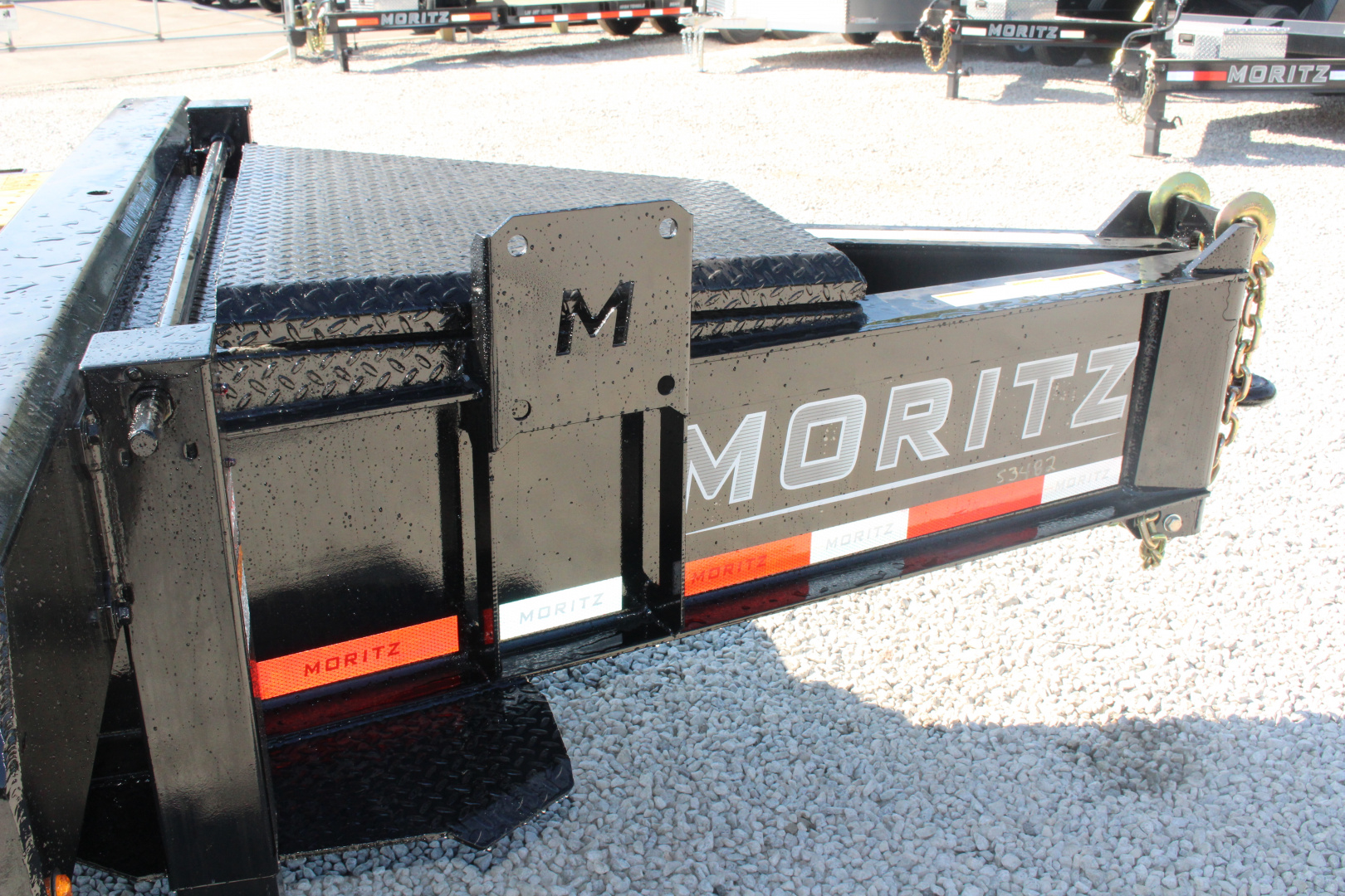 New 2026 Moritz FDPH DT 22' + 5' - Pintle Ring Deckover Equipment Trailer - 40000# GVW