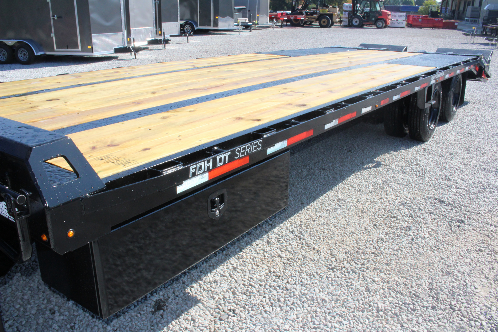 New 2026 Moritz FDPH DT 22' + 5' - Pintle Ring Deckover Equipment Trailer - 40000# GVW