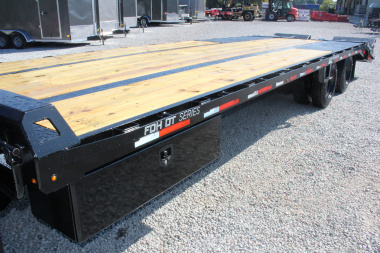 New 2026 Moritz FDPH DT 22' + 5' - Pintle Ring Deckover Equipment Trailer - 40000# GVW