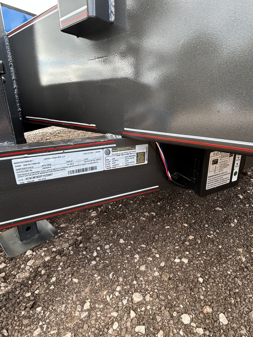 New 2026 Coffee Creek MFG 102”x18’ Tandem Axles Car Hauler-7K Axles