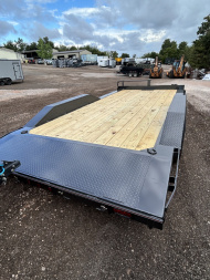 New 2026 Coffee Creek MFG 102”x18’ Tandem Axles Car Hauler-7K Axles