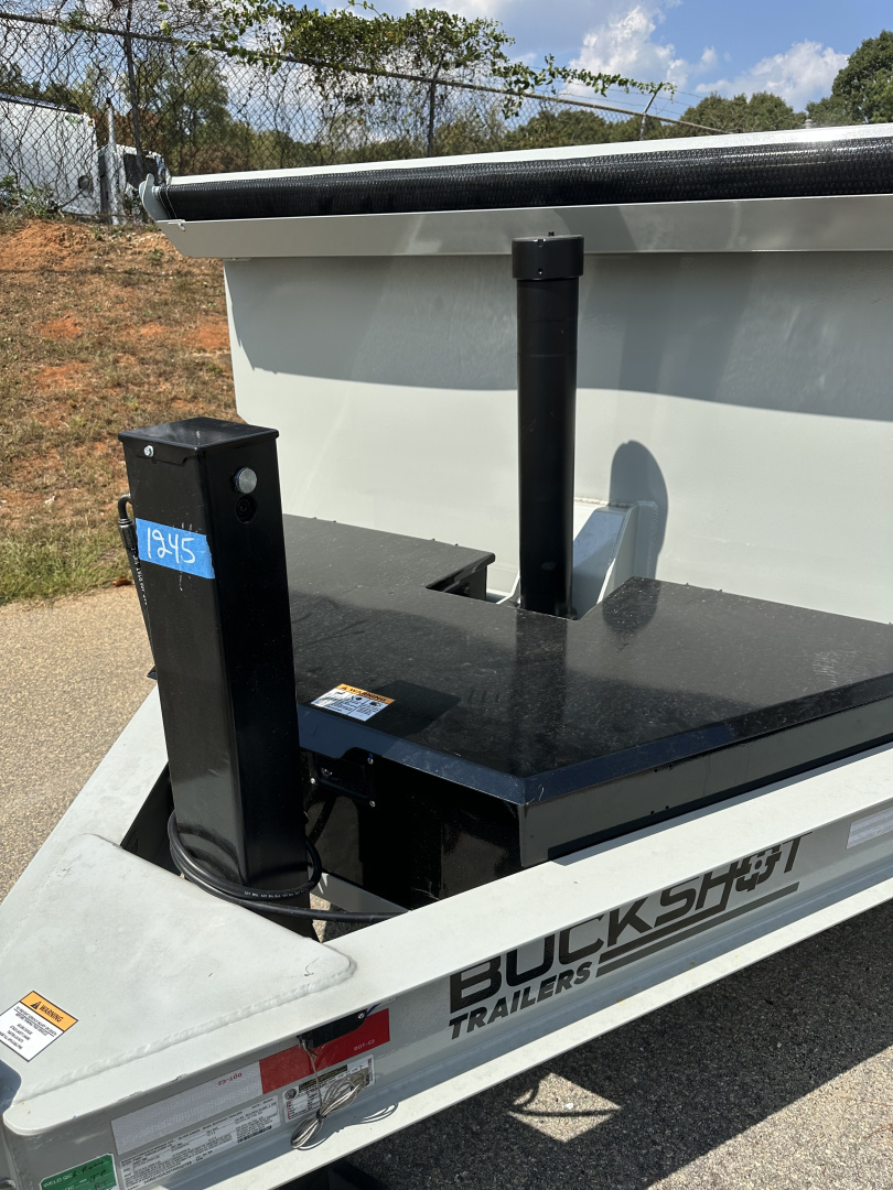 New 2026 BUCKSHOT 7X14 14K TELESCOPIC DUMP TRAILER 3' WALLS WITH SPARE TIRE AND HYDRAULIC JACKS