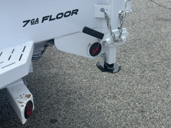 New 2026 BUCKSHOT 7X12 14K DUMP TRAILER 3' WALLS WITH SPARE TIRE AND HYDRAULIC JACKS