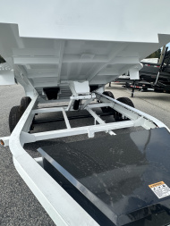 New 2026 BUCKSHOT 7X12 14K DUMP TRAILER 3' WALLS WITH SPARE TIRE AND HYDRAULIC JACKS