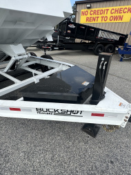 New 2026 BUCKSHOT 7X12 14K DUMP TRAILER 3' WALLS WITH SPARE TIRE AND HYDRAULIC JACKS