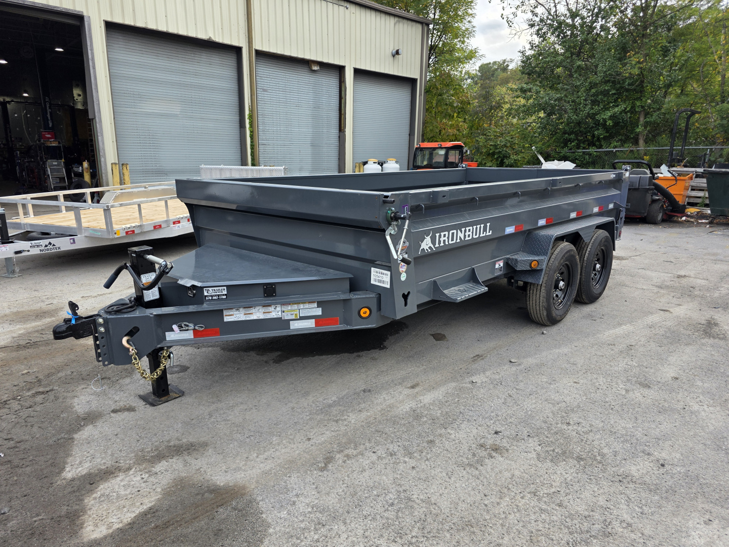 New 2026 Iron Bull DWB 7X14 14,999K Dump Trailer