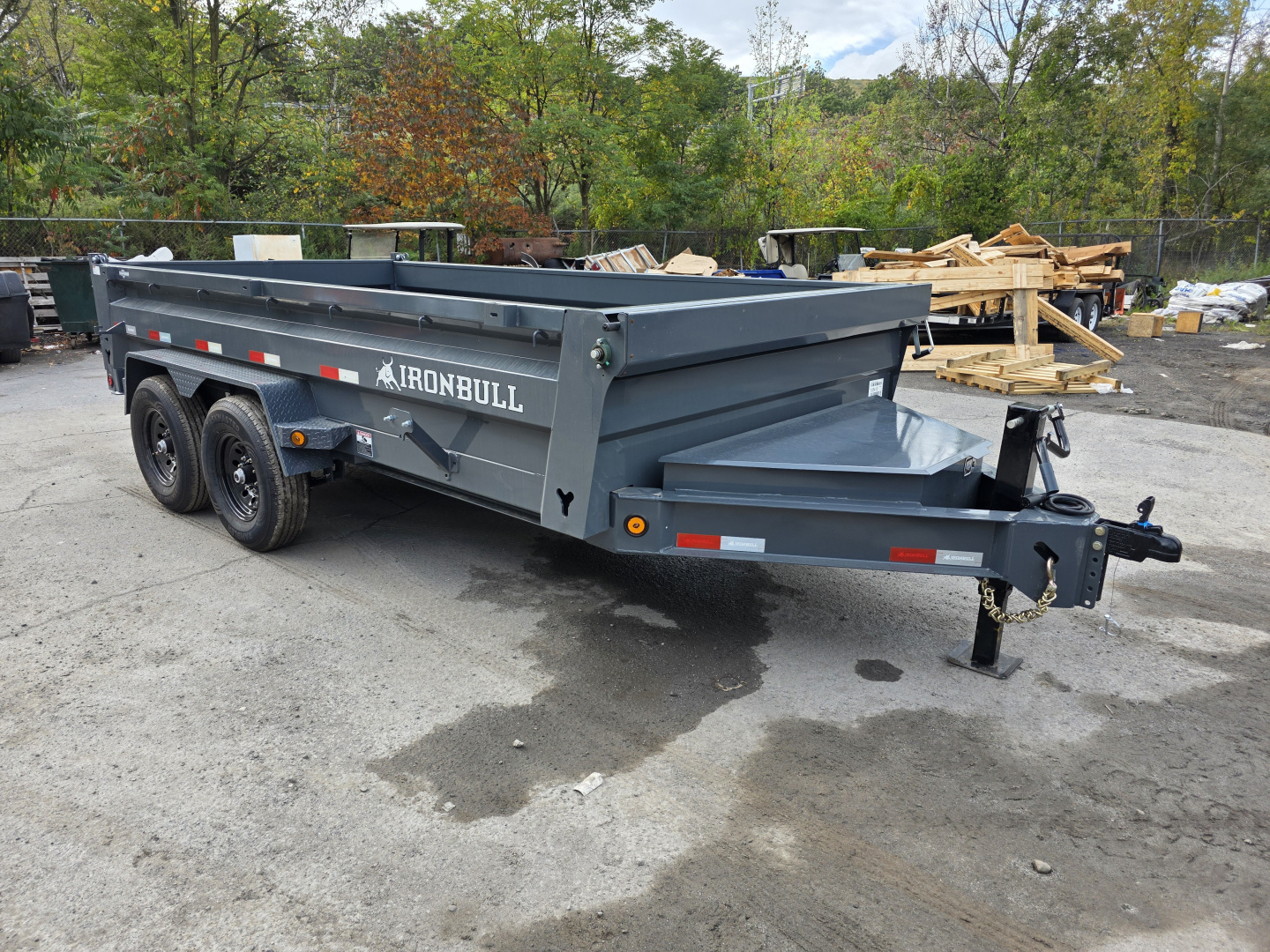 New 2026 Iron Bull DWB 7X14 14,999K Dump Trailer